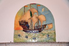 39A Banff Springs Hotel Spanish Ship In Foyer To Alhambra Room.jpg